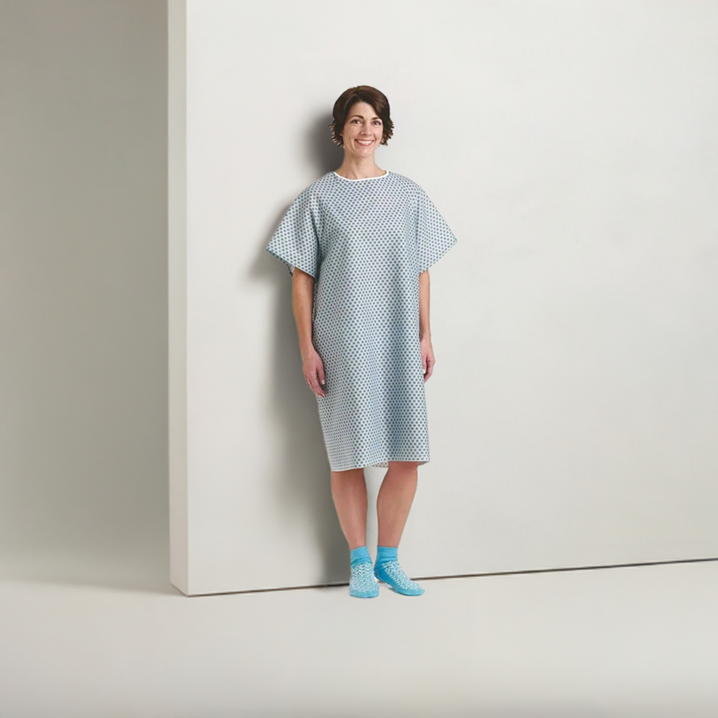 Durable One-Size Reusable Patient Gowns